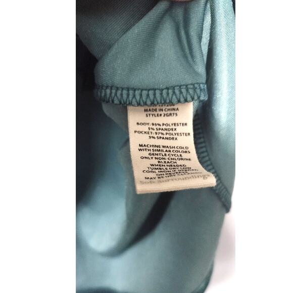 Soft Surroundings Short Santiago Knee Length Emerald Green Velvet Dress M - Picture 12 of 16